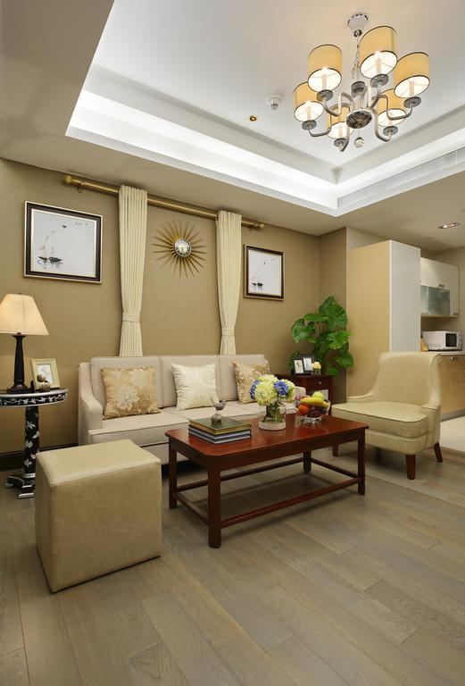 Yousu Hotel & Apartment Nanjing Xuanwu Lake Jinmao Plaza Branch Habitación foto